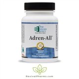 Ortho Molecular Adren-All® is a special blend of vitamins and adaptogenic herbs that support normal adrenal function during occasional stress and fatigue.