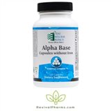 Ortho Molecular Alpha Base uses the best vitamin and mineral ingredients. Is formulated using the highest standards, surpassing all others in providing safe / effective life-long nutritional support.
