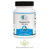 Ortho Molecular Vitamin K2 180 mcg is a high-concentration formula designed to support bone, cardiovascular and immune health.