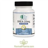 Ortho Molecular DHEA 25mg derived from the wild yam, allowing for incremental oral supplementation and flexibility with numerous hormone-balancing and stress-fighting protocols.