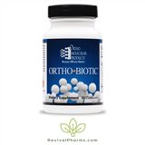 Ortho Molecular Ortho Biotic® a carefully assembled cast of probiotic organisms to support microflora balance and maintain a healthy environment for vitamin uptake and optimal immune function.