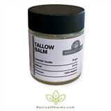 Revival Pharms’ Tallow Balm with lavender-vanilla scent nourishes skin with natural tallow and oils, crafted in Lincoln, NE.